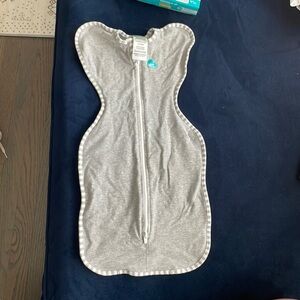 Gray Baby Swaddle by Love to Dream